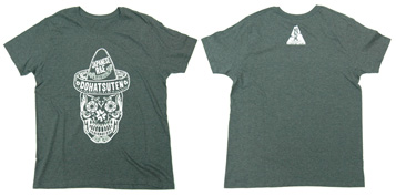 メキシカンスカル Tシャツ/グレー