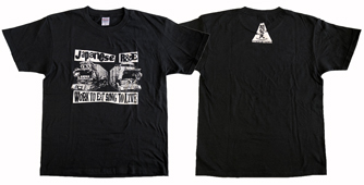 復刻!デコトラTシャツ/スモークブラック