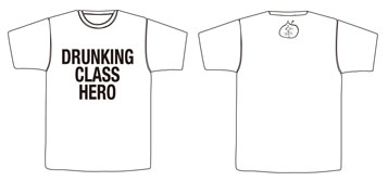 泥酔キング Tシャツ 2013/白