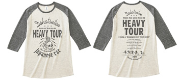 HEAVY TOUR 七分袖ラグランTシャツ